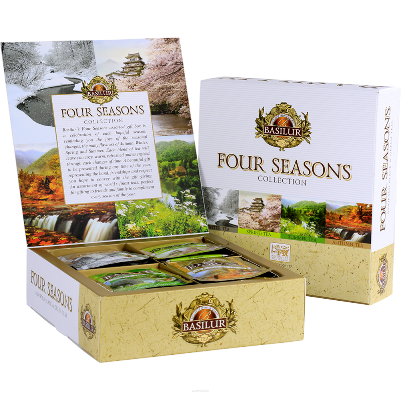 Herbata  Four Seasons Assorted 80g 40 saszetek- Basilur