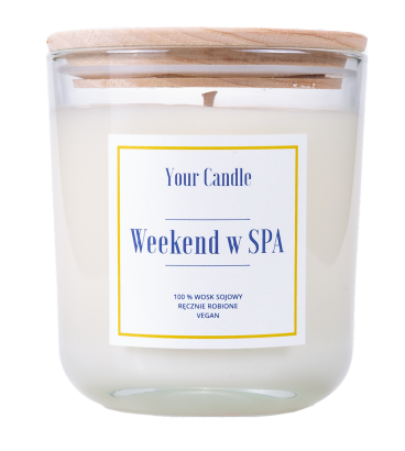 ŚWIECA SOJOWA WEEKEND W SPA 210 ml - YOUR CANDLE