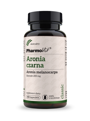 Aronia czarna Aronia melanocarpa 20:1 200 mg 60 kaps | Classic Pharmovit