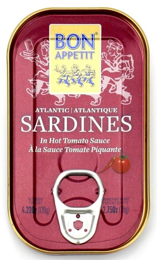 SARDYNKI PORTUGALSKIE W PIKANTNYM SOSIE POMIDOROWYM 120 g (78 g) - BON APPETIT (BOM PETISCO)