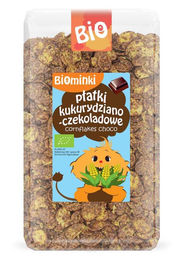 PŁATKI KUKURYDZIANO-CZEKOLADOWE BIO 300 g - BIOMINKI