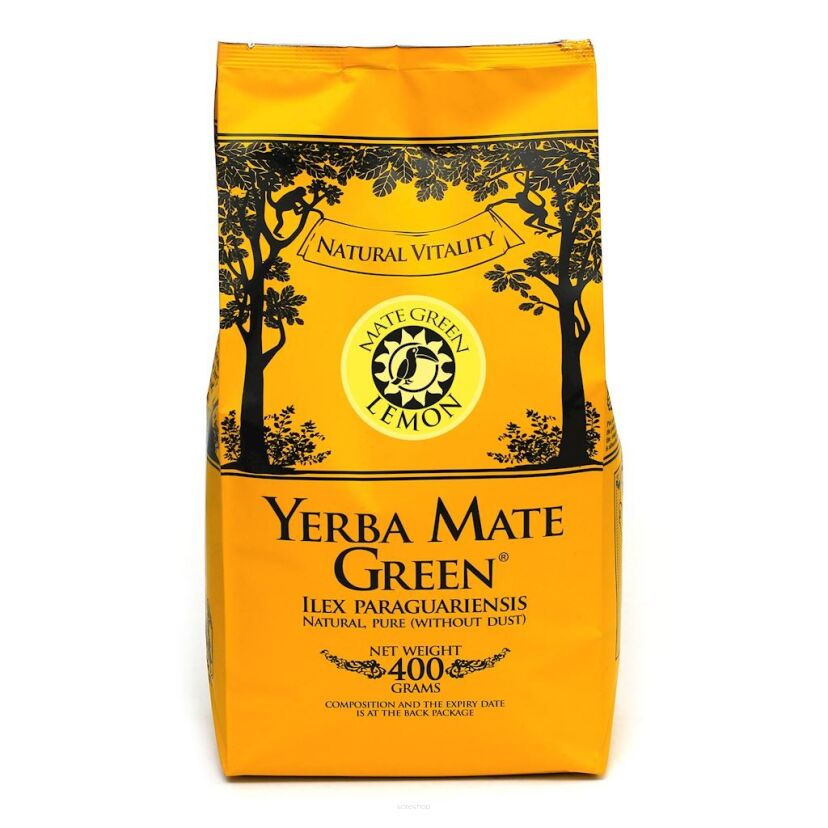 YERBA MATE GREEN LEMON 400 g - YERBA MATE GREEN