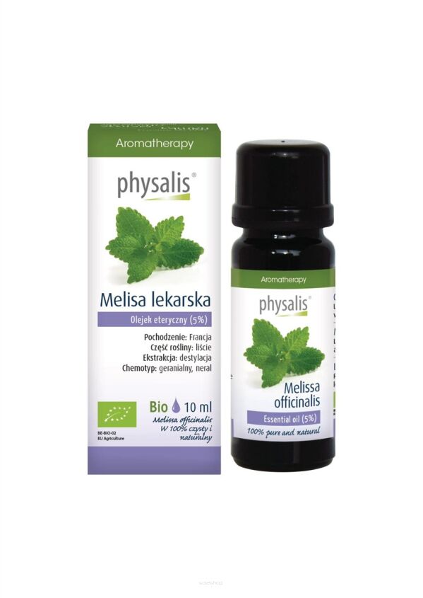 OLEJEK ETERYCZNY MELISA LEKARSKA BIO 10 ml - PHYSALIS