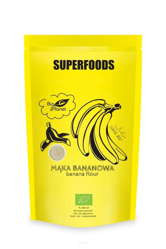 MĄKA BANANOWA BIO 200 g - BIO PLANET