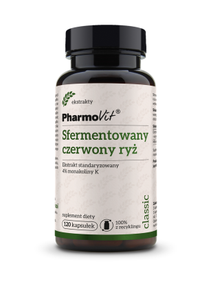 Sfermentowany czerwony ryż Ekstrakt standaryzowany 4% monakoliny K 120 kaps | Classic Pharmovit