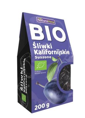 ŚLIWKI KALIFORNIJSKIE BIO 200 g - NATURAVENA