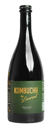 KOMBUCHA SZAMPAŃSKA O SMAKU WINOGRON (GRAPEVINE) BIO 750 ml - KOMBUCHA BY LAURENT (PREMIUM)