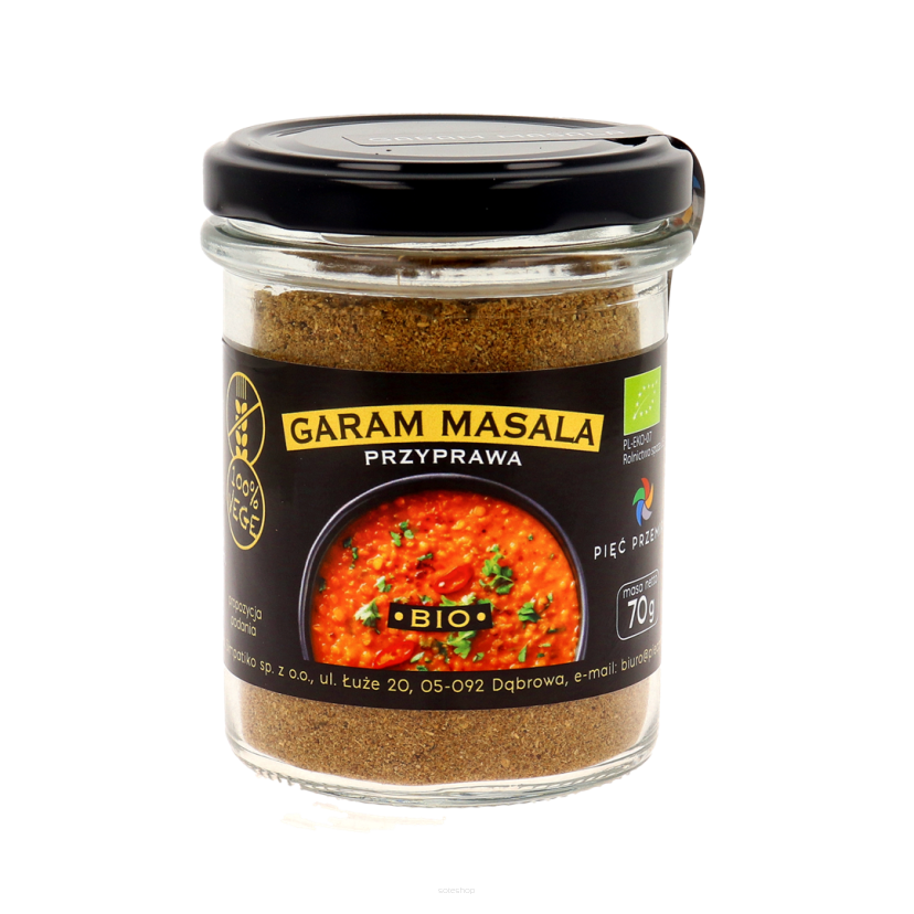 Garam masala BIO 70 g - Pięć Przemian