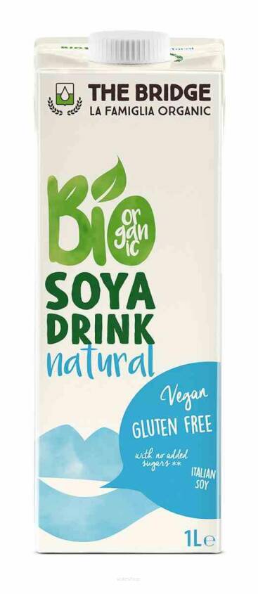 Napój sojowy naturalny bez glutenu 1 l BIO - The Bridge