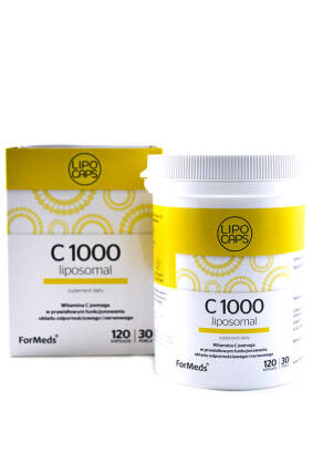 LIPOCAPS C1000 Witamina C 1000 Liposomalna 120kaps - Formeds