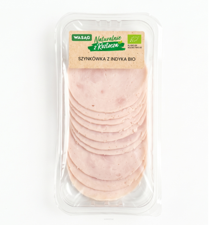 SZYNKÓWKA Z INDYKA BIO 100 g - WASĄG (Z PÓŁKI)