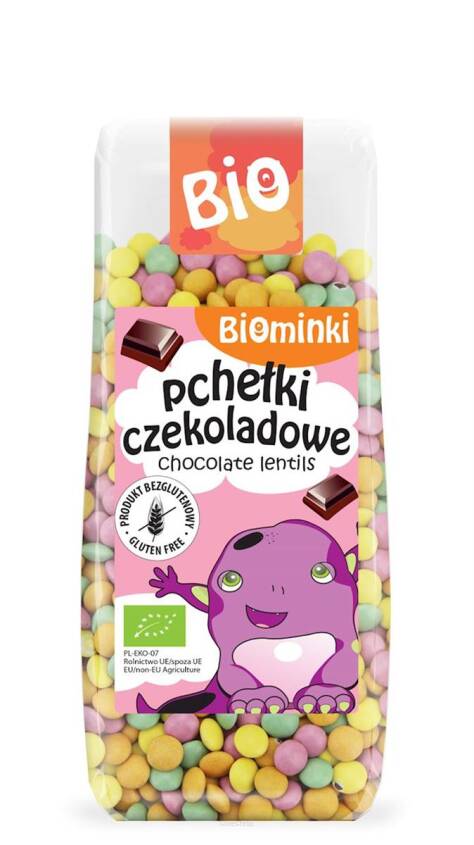 PCHEŁKI CZEKOLADOWE BEZGLUTENOWE BIO 100 g - BIOMINKI
