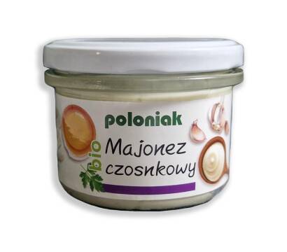 MAJONEZ CZOSNKOWY BIO 200 ml - POLONIAK