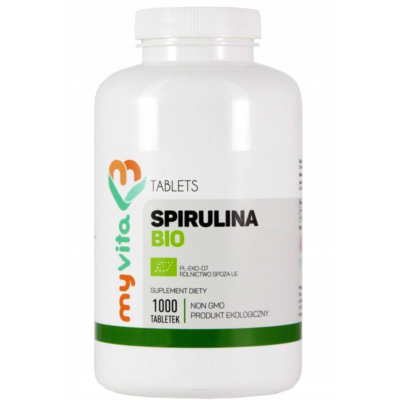 Spirulina BIO 1000 tabl MyVita