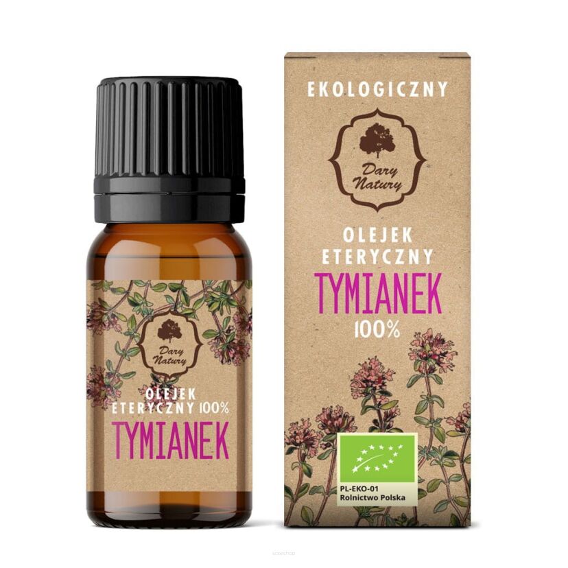 OLEJEK ETERYCZNY TYMIANEK BIO 10 ml - DARY NATURY