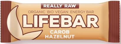BATON DAKTYLOWO - ORZECHOWY Z KAROBEM RAW BEZ DODATKU CUKRÓW BEZGLUTENOWY BIO 47 g - LIFEFOOD