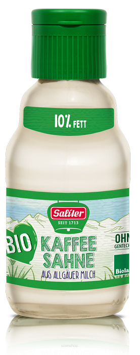 ŚMIETANKA DO KAWY 10 % BIO 165 g - SALITER