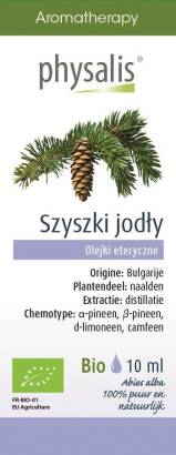 OLEJEK ETERYCZNY JODŁA POSPOLITA (ZILVERSPAR) BIO 10 ml - PHYSALIS