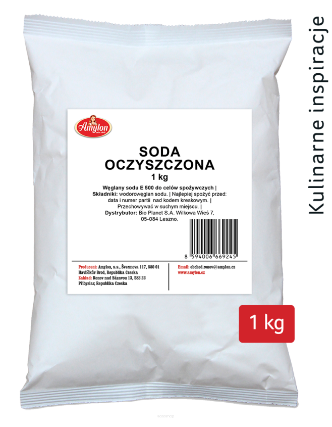 SODA OCZYSZCZONA 1 kg - AMYLON