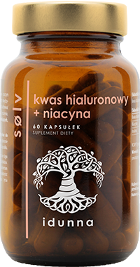 Solv kwas hialuronowy + niacyna 60 kaps | Idunna