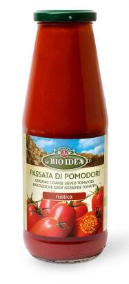 PRZECIER POMIDOROWY PASSATA RUSTICA BIO 680 g - LA BIO IDEA