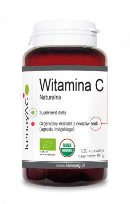 WITAMINA C naturalna 120 kaps. - KenayAg