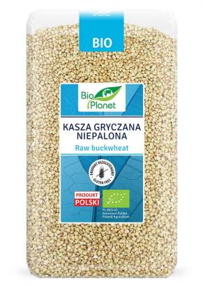 KASZA GRYCZANA NIEPALONA BEZGLUTENOWA BIO 1 kg - BIO PLANET