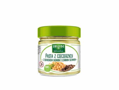 Pasta z ciecierzycy z siemieniem i sezamem 190 g - Helcom