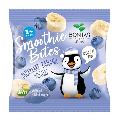 Liofilizowana przekąska borówka-banan-jogurt BIO 10 g