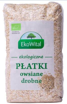 Płatki owsiane drobne BIO 600 g