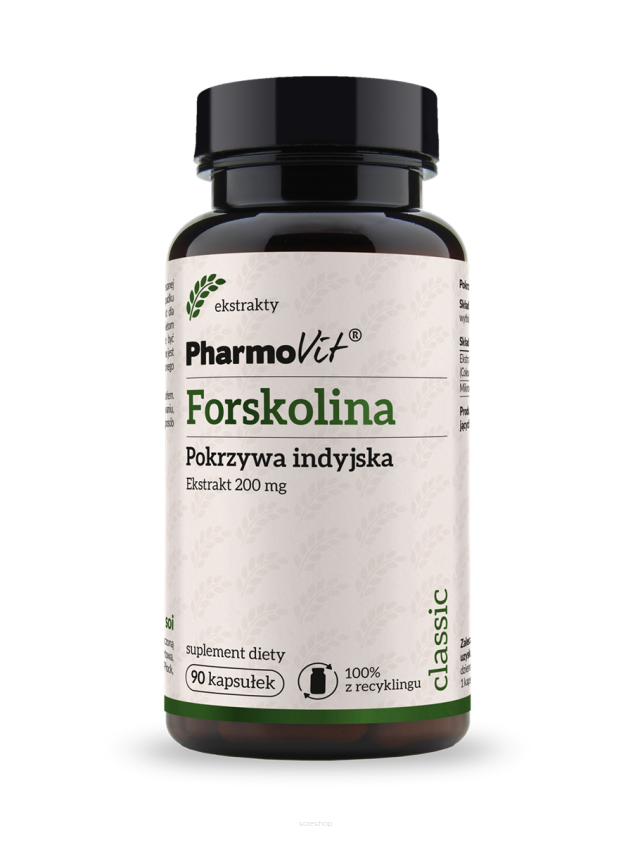 Forskolina Pokrzywa indyjska 200 mg 90 kaps | Classic Pharmovit