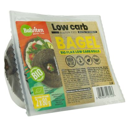 BAJGLE LNIANE KETO BEZGLUTENOWE BIO (2 szt.) 160 g - BALVITEN