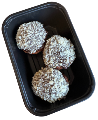 PĄCZKI W LUKRZE BEZGLUTENOWE (3 szt.) 340 g - ZDROWA MICHA (NA ZAMÓWIENIE - PRODUKT SEZONOWY)