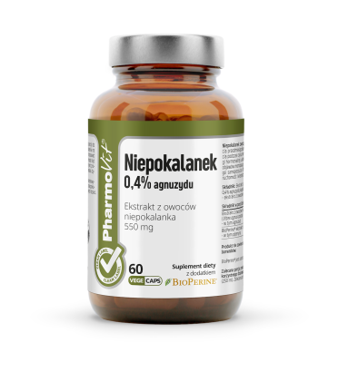 Niepokalanek 0,4% agnuzydu 60 kaps | Clean Label Pharmovit