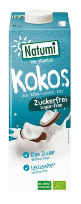NAPÓJ KOKOSOWY BEZ CUKRU BIO 1 L - NATUMI