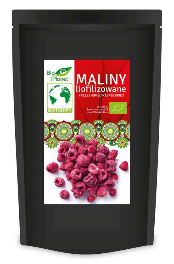 MALINY LIOFILIZOWANE BIO 30 g - BIO PLANET