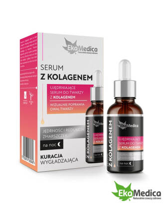 Serum do twarzy z kolagenem Jędrność i redukcja zmarszczek 20 ml EkaMedica