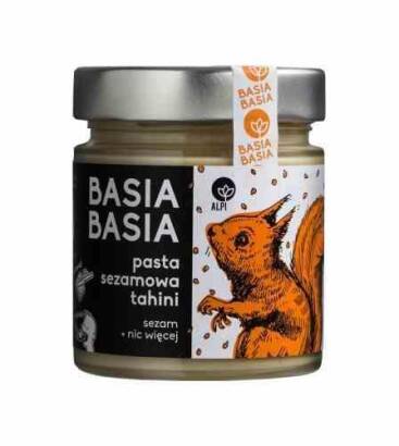 Krem pasta sezamowa tahini 210 g Basia Basia - Alpi