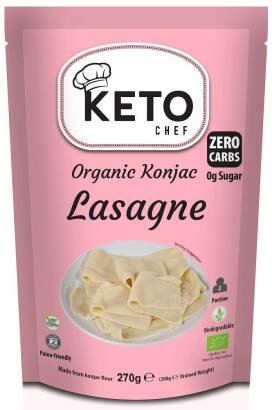 MAKARON KETO (KONJAC TYPU NOODLE LASAGNE) BEZGLUTENOWY BIO 270 g - BETTER THAN FOODS (KETO CHEF)