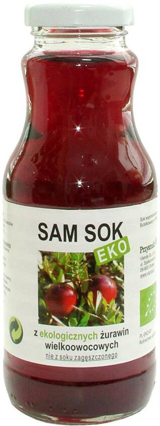 SAM SOK Z ŻURAWINY WIELKOOWOCOWEJ NFC BIO 250 ml - VIANDS