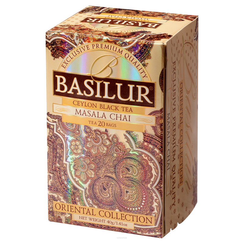 Herbata czarna MASALA CHAI w saszetkach 20x2g - Basilur