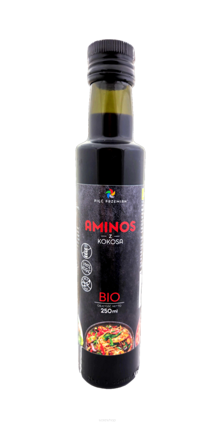 Aminos kokosowy BIO 250 ml - Pięć Przemian