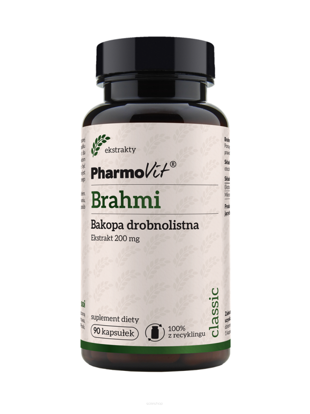 Brahmi Bakopa drobnolistna 20:1 200 mg 90 kaps | Classic Pharmovit