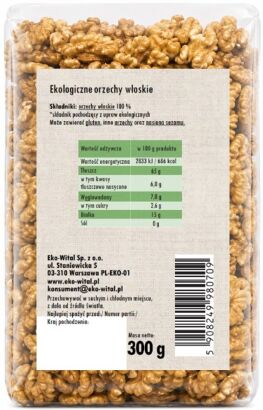Orzechy włoskie BIO 300 g