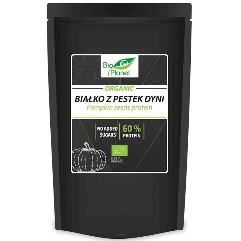 BIAŁKO Z PESTEK DYNI BIO 150 g - BIO PLANET