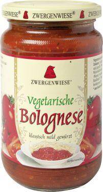 SOS WEGAŃSKI BOLOGNESE BEZGLUTENOWY BIO 350 g (340 ml) - ZWERGENWIESE