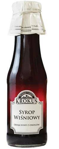 SYROP WIŚNIOWY BEZGLUTENOWY 375 g (300 ml) - KROKUS