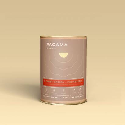 Kakao West Africa - Forastero - 100% Kakao, kakao ceremonialne, 100% pasta kakao, prawdziwe kakao - Pacama coffee