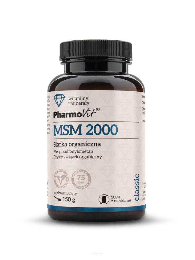 MSM 2000 Siarka organiczna 150 g | Classic Pharmovit