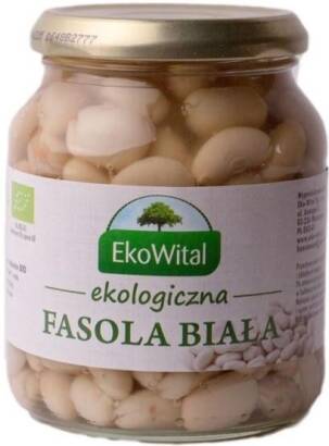 Fasola biała w zalewie BIO 360 g/ 240 g